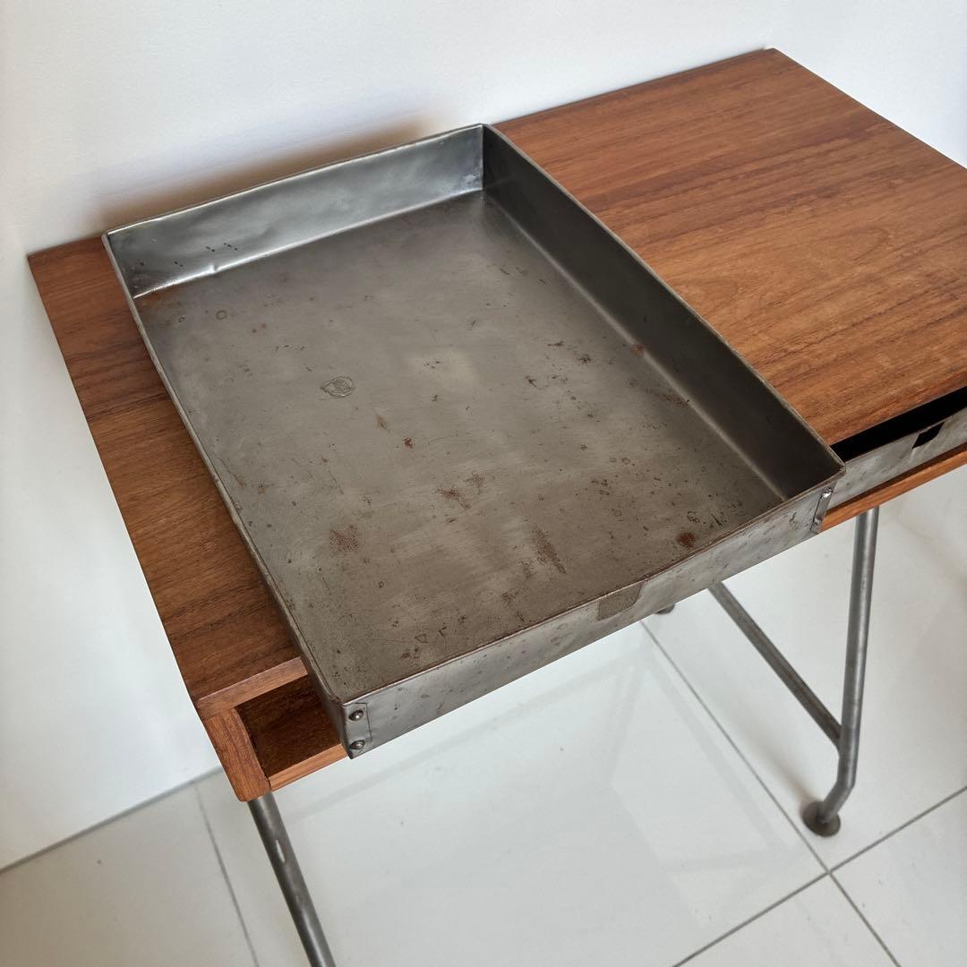 チーク材 無垢材 ヴィンテージデスク / 作業台 / コンソールテーブル