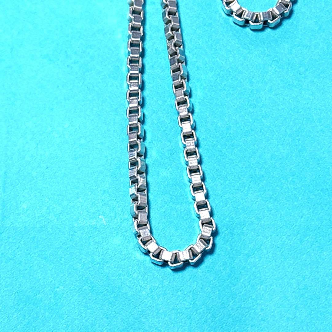 【美品】46cm Tiffany ティファニー ベネチアン ネックレス 925