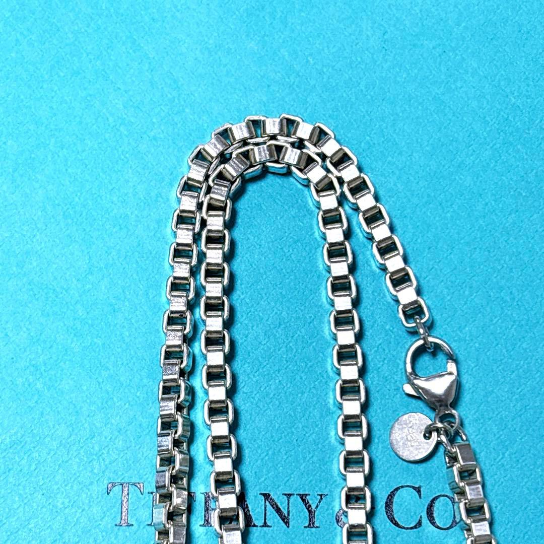 【美品】46cm Tiffany ティファニー ベネチアン ネックレス 925