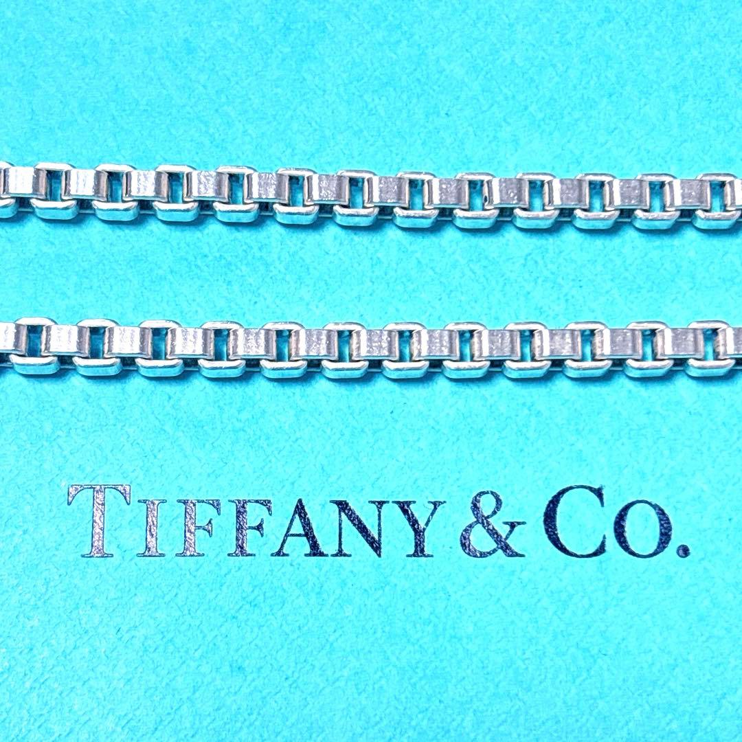 【美品】46cm Tiffany ティファニー ベネチアン ネックレス 925