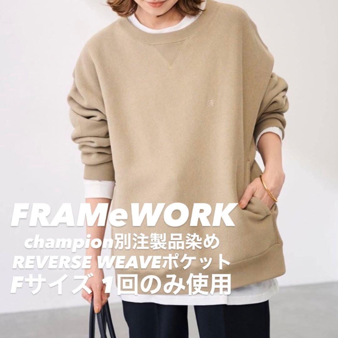 FRAMeWORK champion別注製品染めREVERSE WAVEポケット