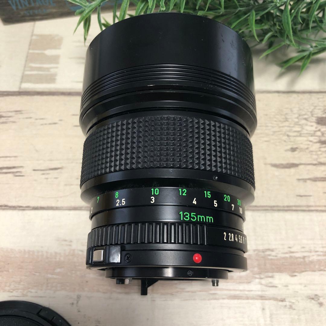 Canon LENS FD 135mm F2 望遠レンズ