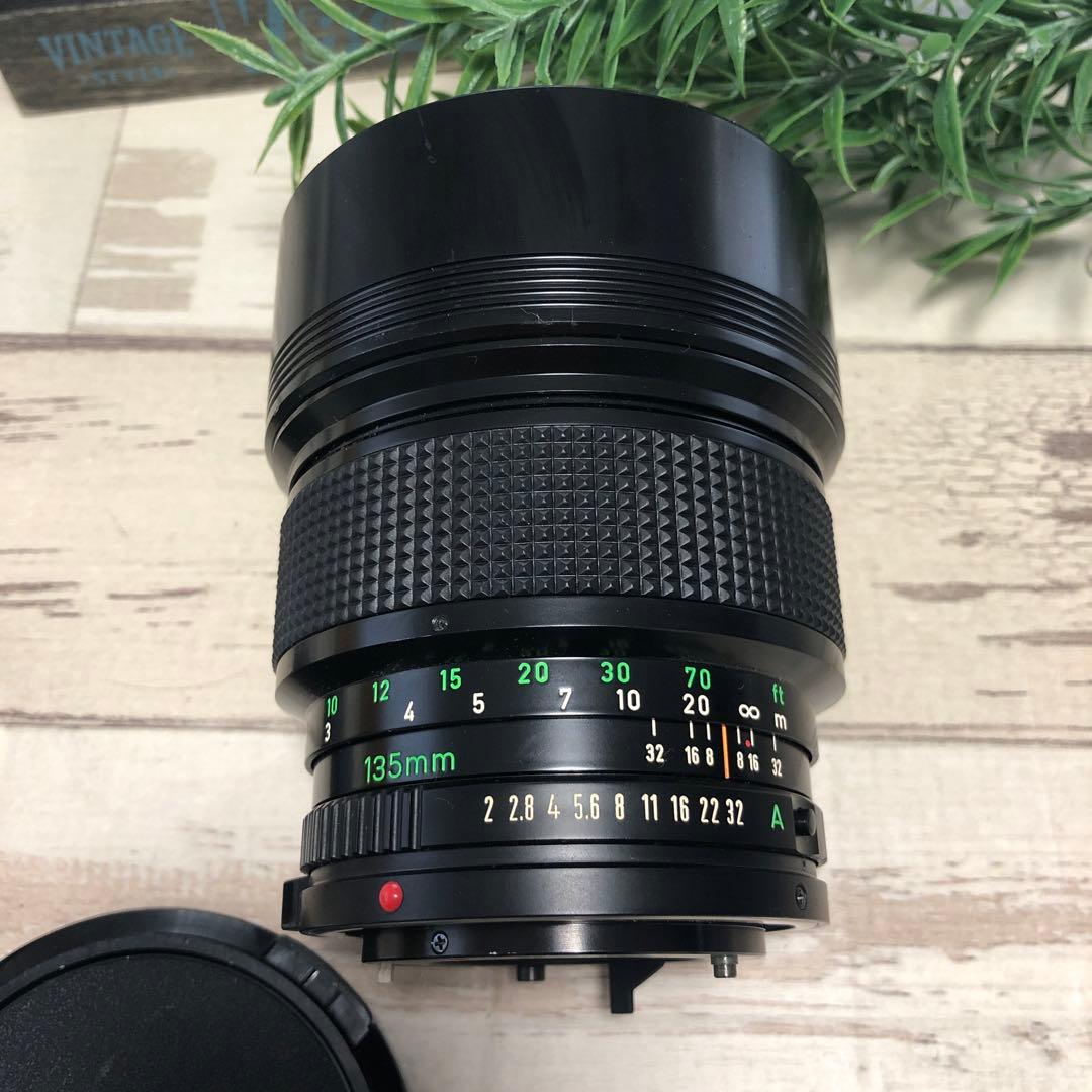 Canon LENS FD 135mm F2 望遠レンズ