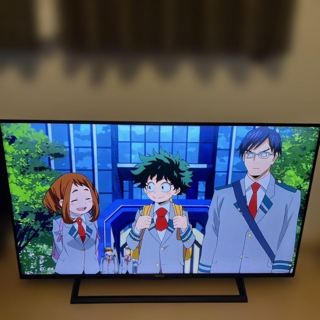 美品！ハイセンス hisense 43型　4Kテレビ 43E6800　19年製