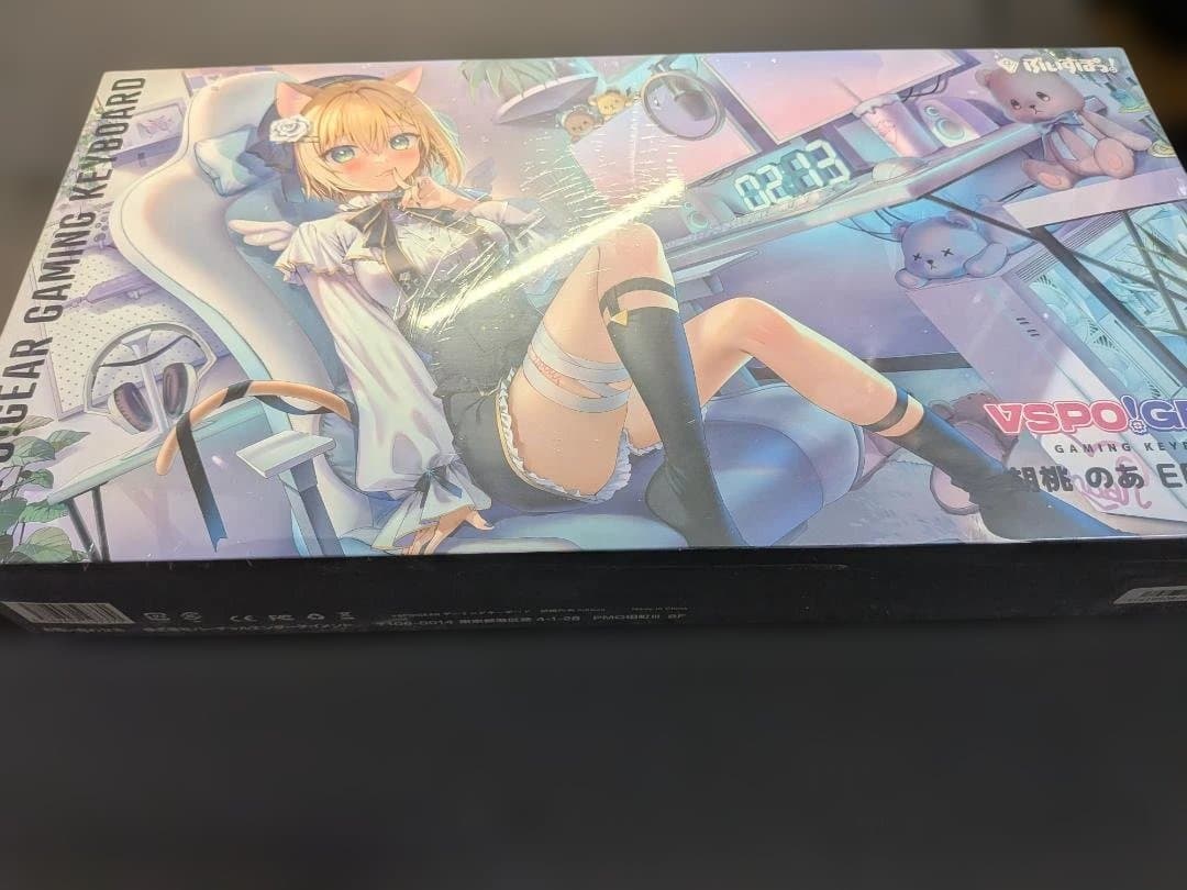 【未開封】VSPO! GEAR ぶいすぽっ！ ゲーミングキーボード 胡桃のあ