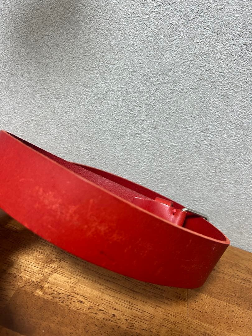 ダニエラグレジス　DANIELA GREGIS レザーベルト　赤