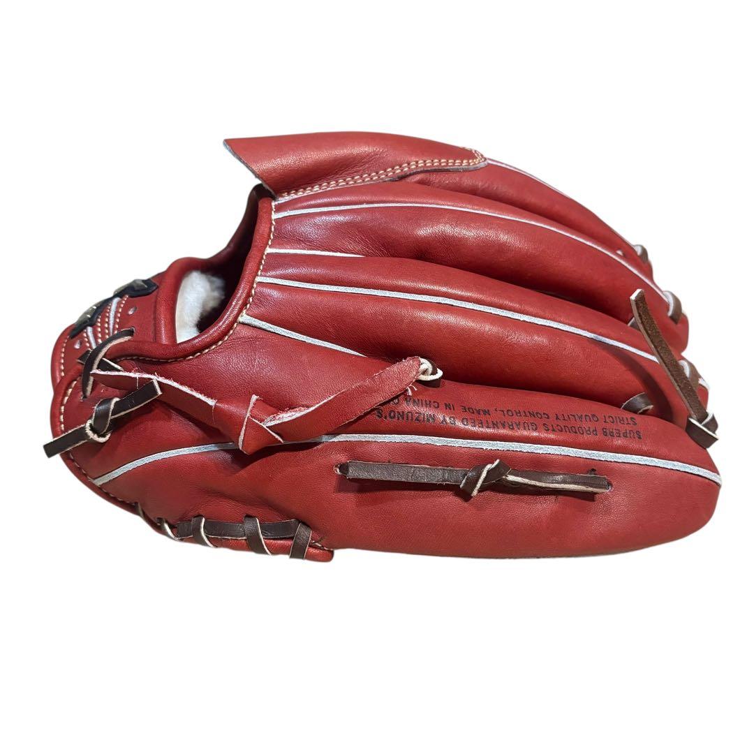 MIZUNOグローバルエリート 左投げ用 サウスポー 左 Lサイズ赤