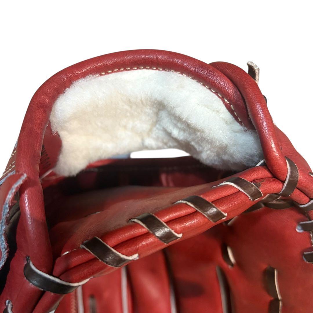 MIZUNOグローバルエリート 左投げ用 サウスポー 左 Lサイズ赤