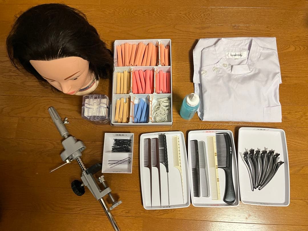 美容師国家試験セットワインディング、オールウェーブ、