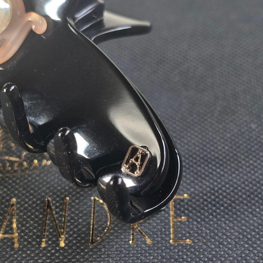 【極美品】アレクサンドルドゥパリ　豪華両面ネコ装飾クリップ　M