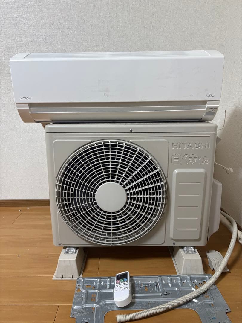 HITACHI エアコン本体 壁掛け式 リモコン付き