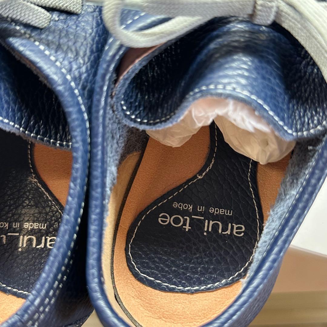 【新品】arui_toe/アルイトウ/コンフォートレースアップモカシン/24.5