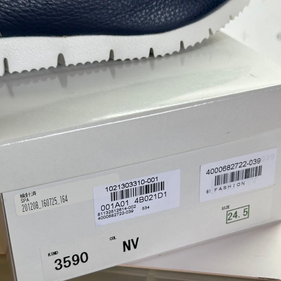 【新品】arui_toe/アルイトウ/コンフォートレースアップモカシン/24.5