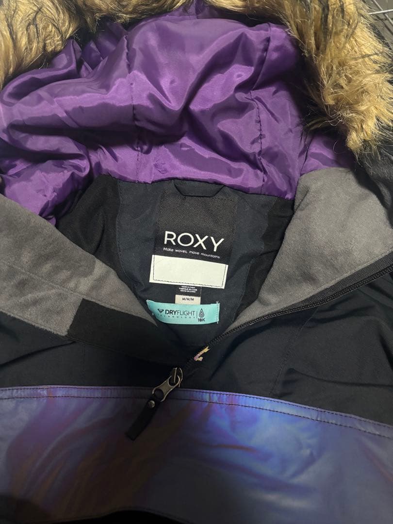 スノーボードウェア 上下セット ブラック ROXY DRYFLIGHT