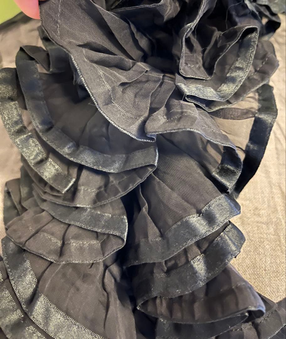 ✨ Ralph Laurenフリル　ブラウス 100% シルク✨