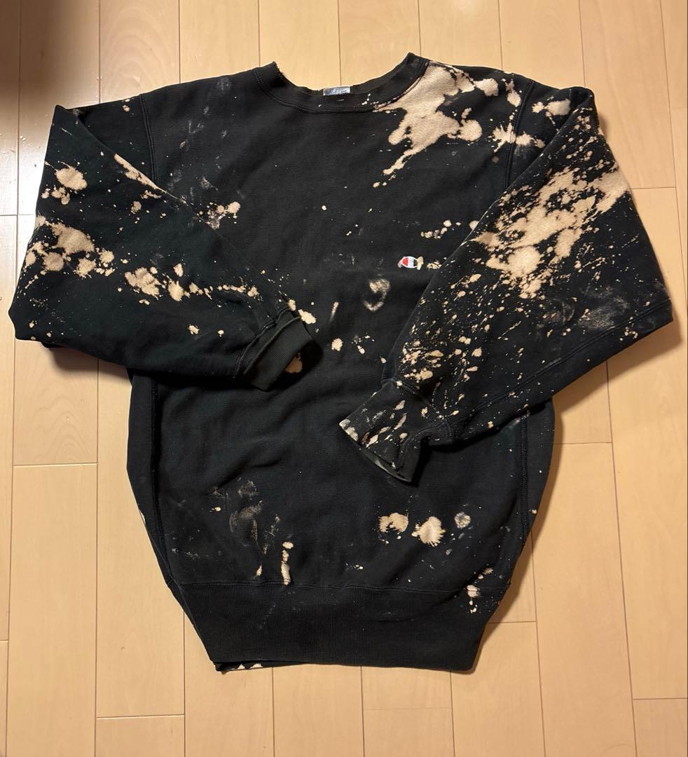 Champion 90sリバースウィーブ 鬼フェード スウェット