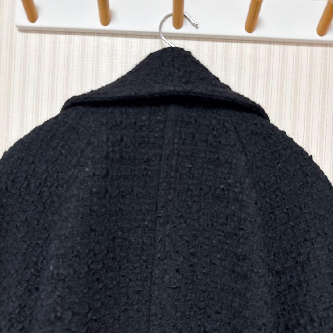 MINAMI TANAKA×CLANE OVER TWEED COATブラック0