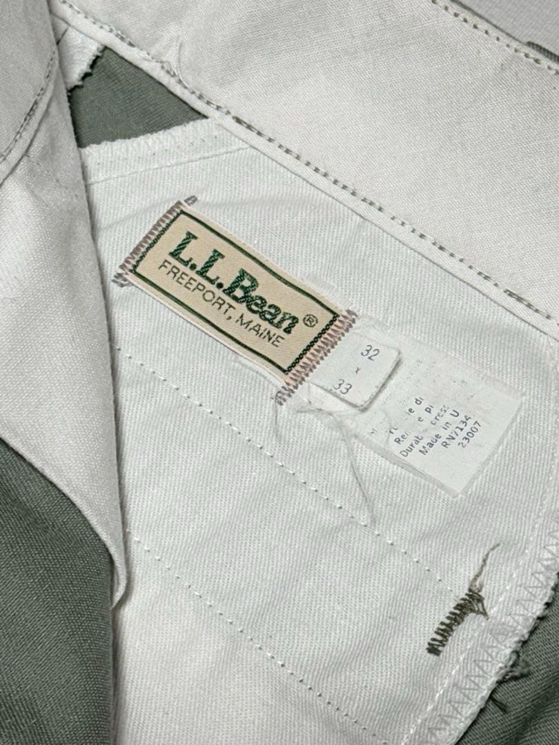 80s USA製 L.L.Bean ワークパンツ W32 dickies 874
