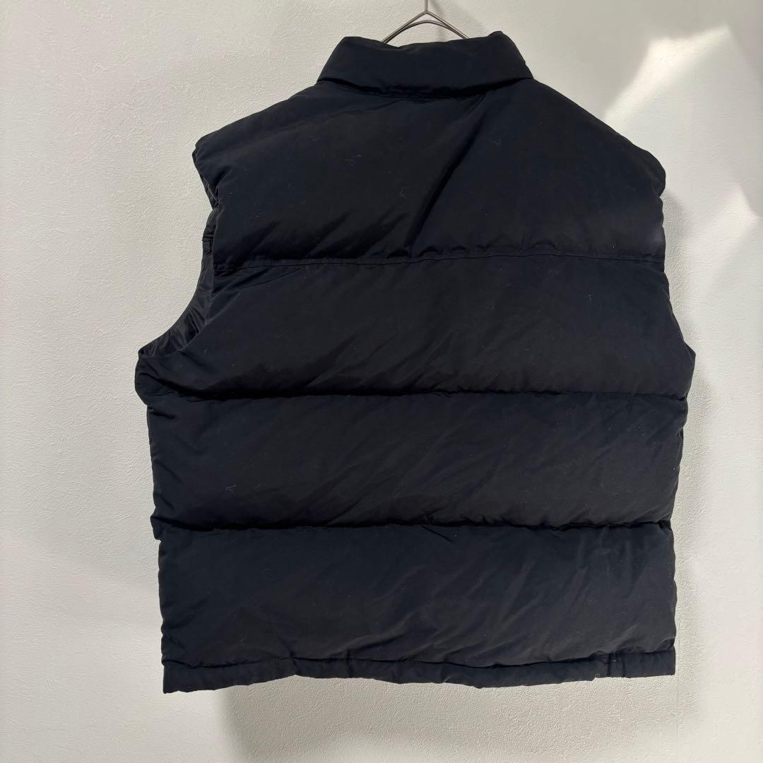 人気✨ザノースフェイス　ダウンベスト　刺繍ロゴ　00's ブラック　y2k