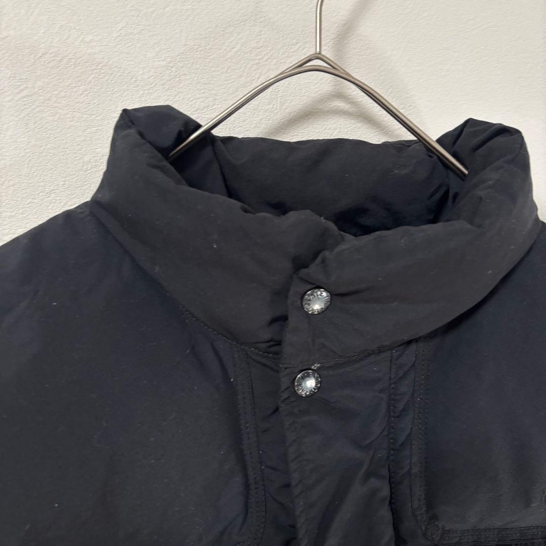 人気✨ザノースフェイス　ダウンベスト　刺繍ロゴ　00's ブラック　y2k