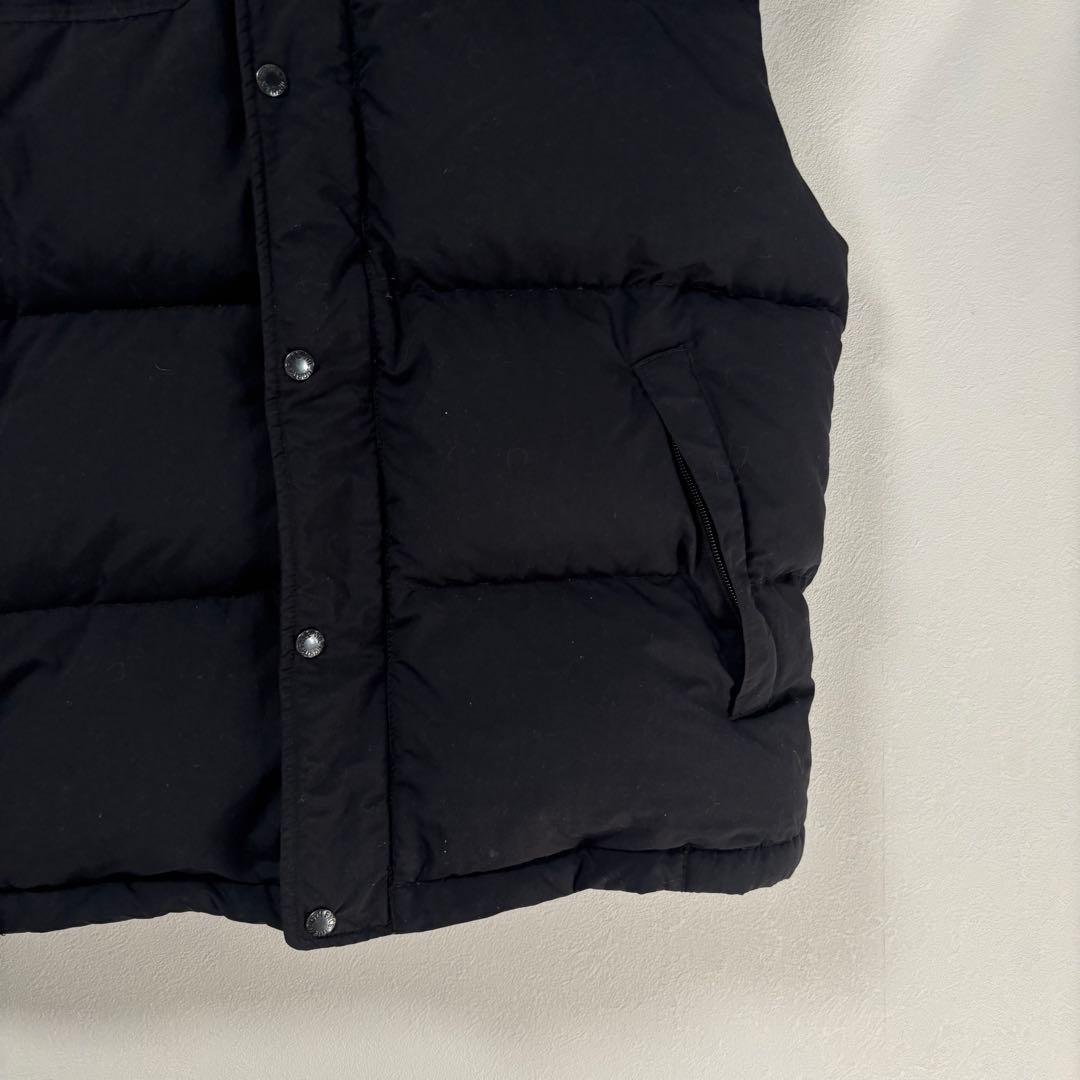 人気✨ザノースフェイス　ダウンベスト　刺繍ロゴ　00's ブラック　y2k