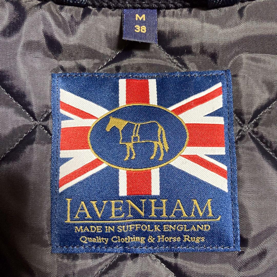 ✨極美品✨ LAVENHAM キルティングベスト ジレ ネイビー SIZE:38