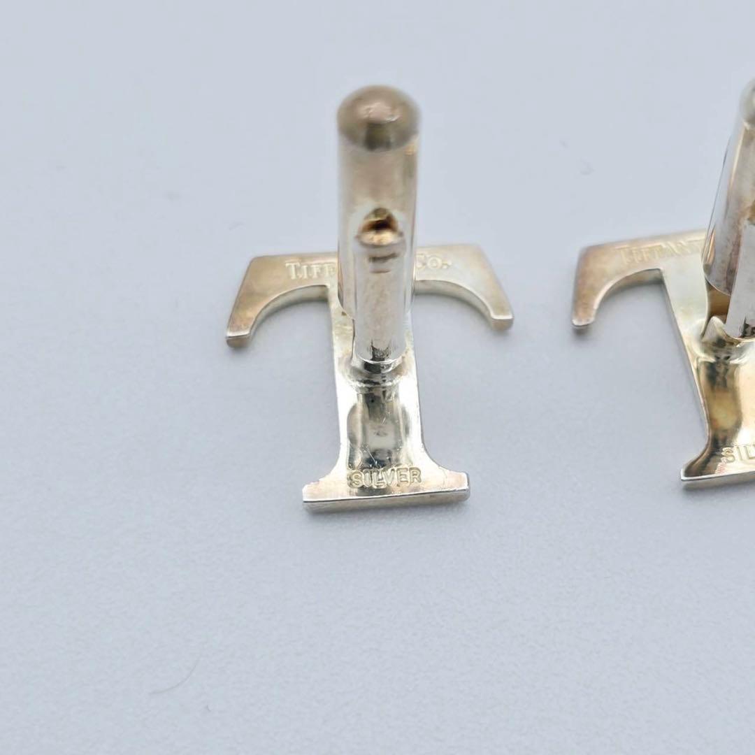 ★ティファニー★ カフリンクス タイタック ネクタイピン Tロゴ シルバー.