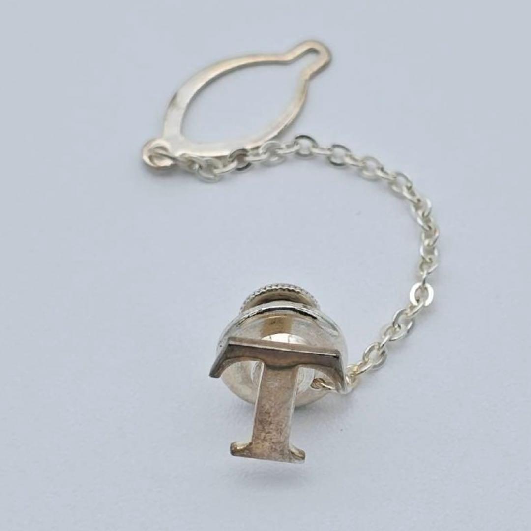 ★ティファニー★ カフリンクス タイタック ネクタイピン Tロゴ シルバー.