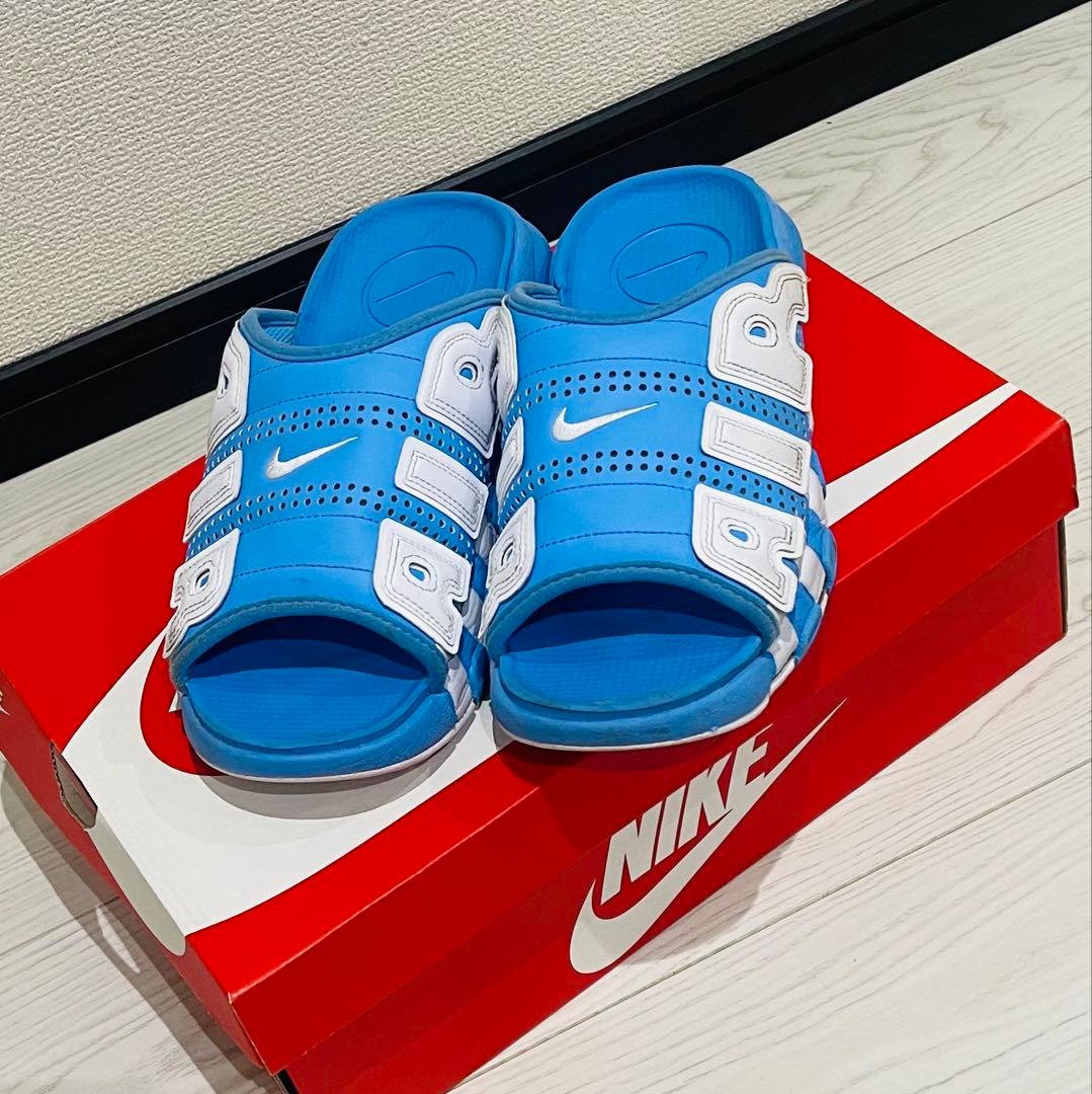 NIKEモアテン　サンダル28センチ　ユニバーシティーブルー