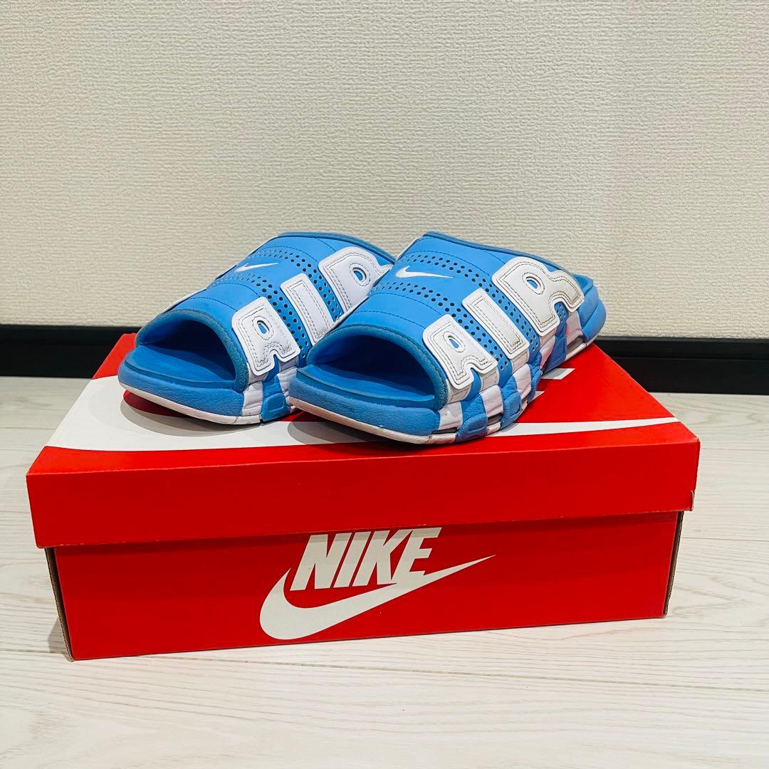 NIKEモアテン　サンダル28センチ　ユニバーシティーブルー