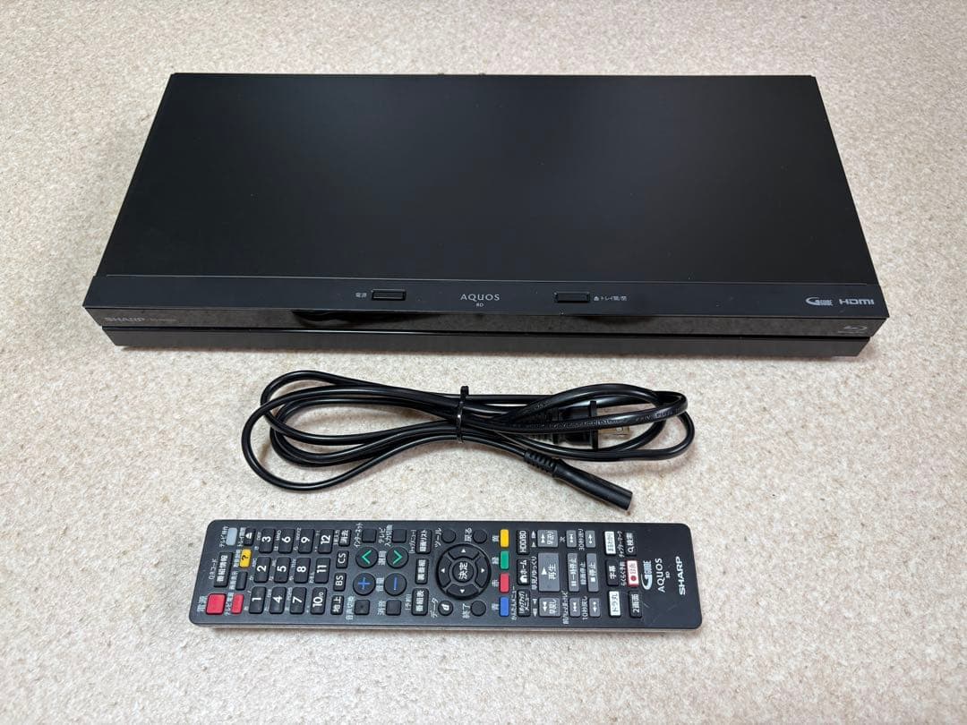 AQUOS ブルーレイレコーダー(W録/500GB)