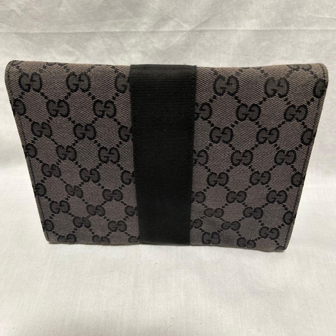 未使用　グッチGG柄　紙袋型　クラッチバッグ