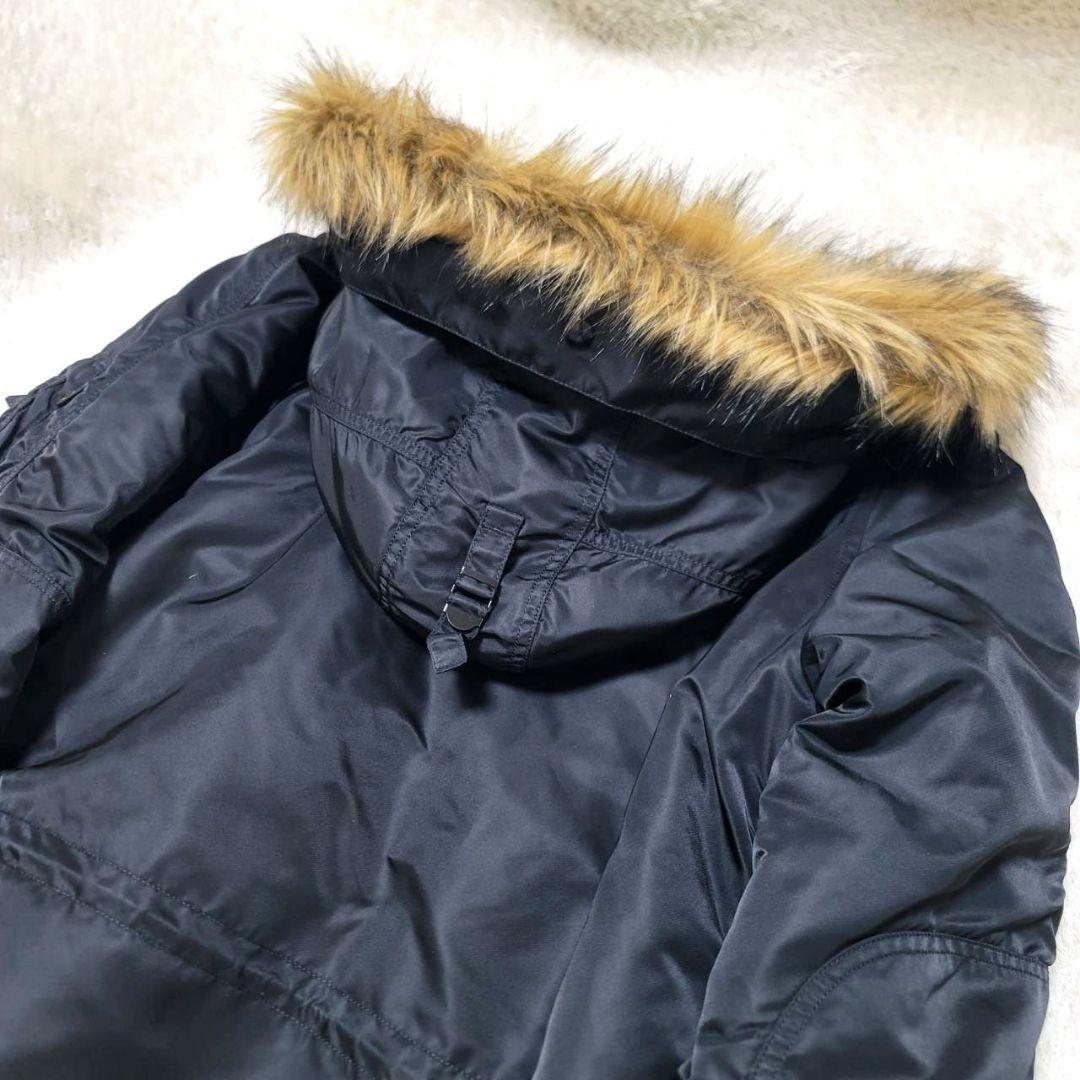 美品 アルファインダストリーズ N-3B フライトジャケット XL ブラック