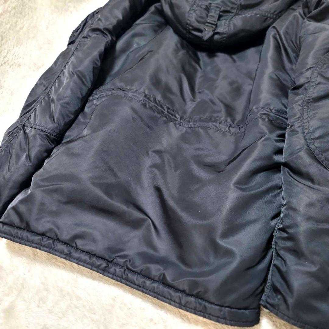美品 アルファインダストリーズ N-3B フライトジャケット XL ブラック
