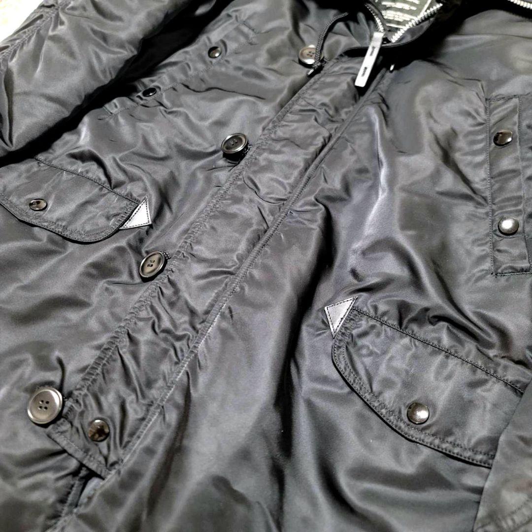 美品 アルファインダストリーズ N-3B フライトジャケット XL ブラック