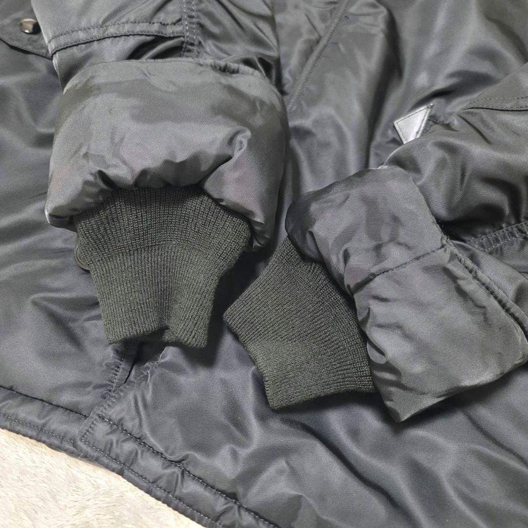 美品 アルファインダストリーズ N-3B フライトジャケット XL ブラック