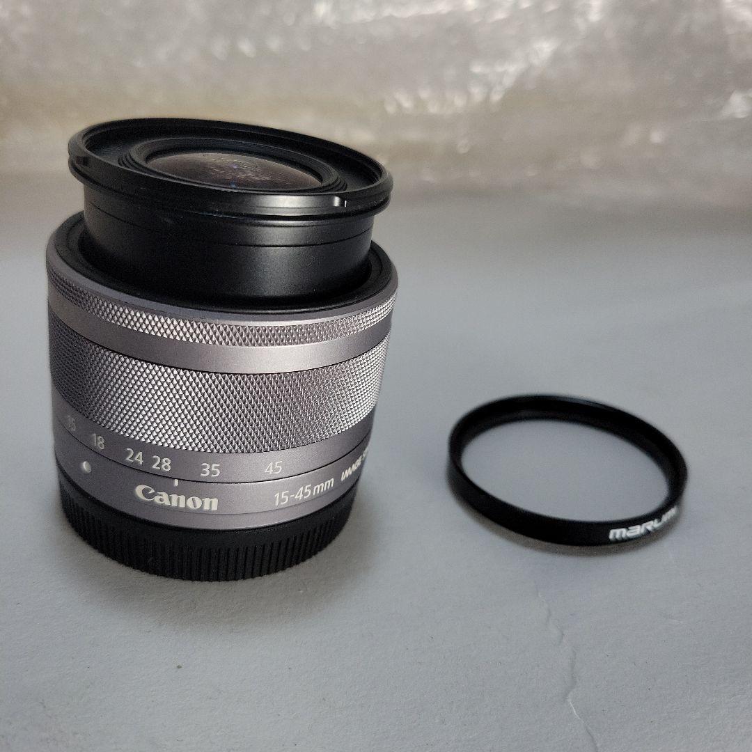 Canon EOS M10 ミラーレスカメラグレー レンズキット15-45㎜