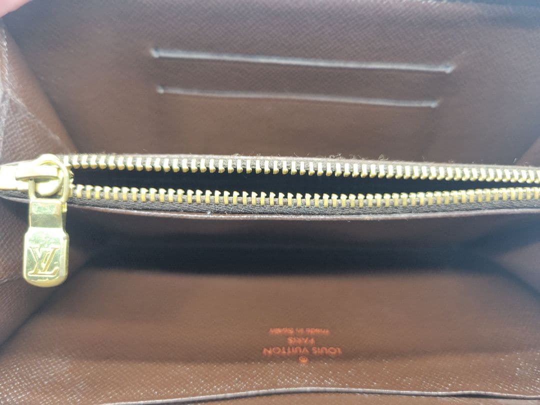 【まる】ルイ・ヴィトン ポルト モネ ジップ 長財布 ダミエ N61728