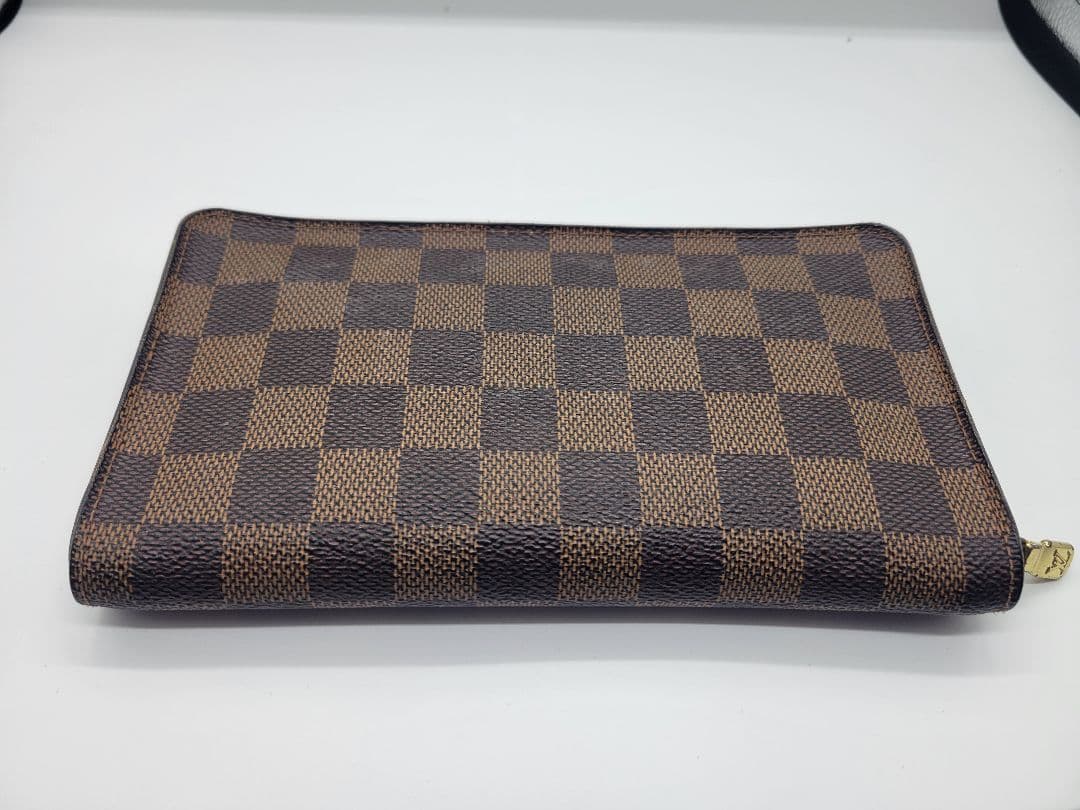【まる】ルイ・ヴィトン ポルト モネ ジップ 長財布 ダミエ N61728