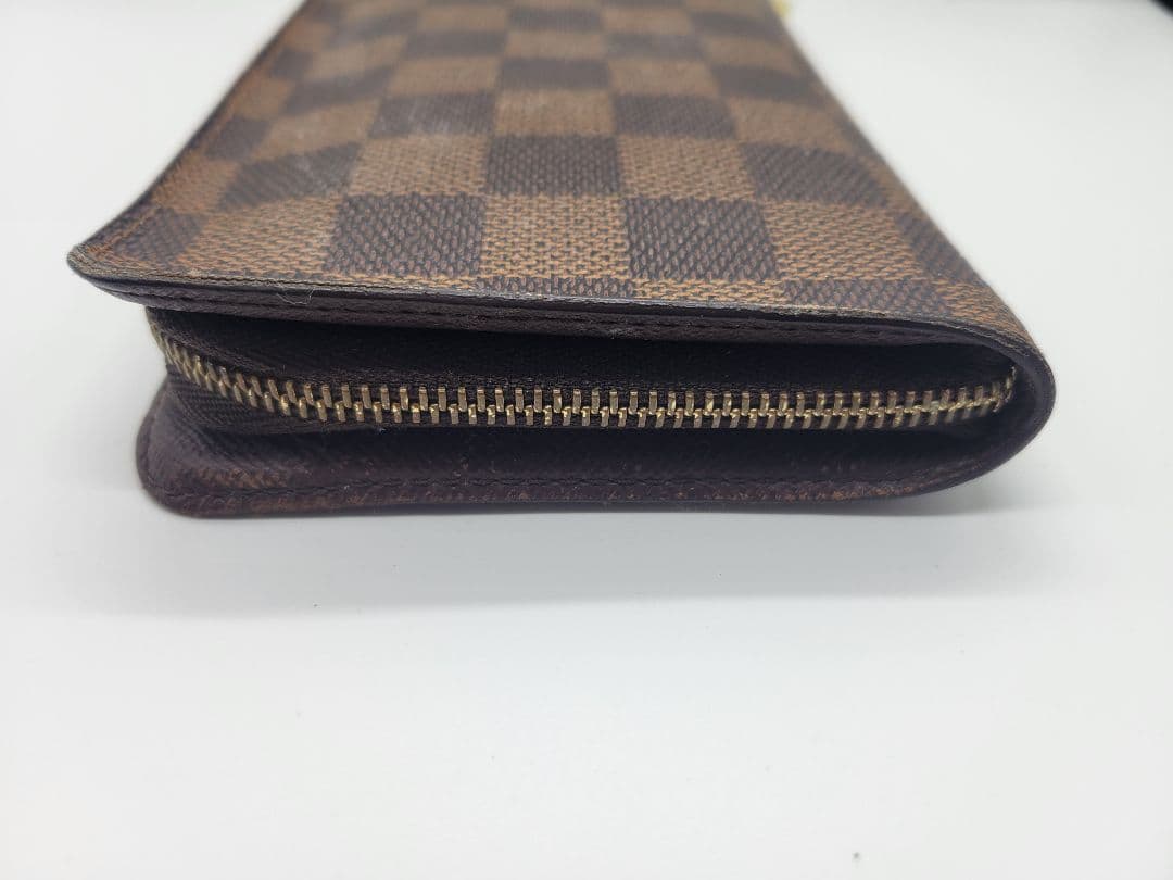 【まる】ルイ・ヴィトン ポルト モネ ジップ 長財布 ダミエ N61728