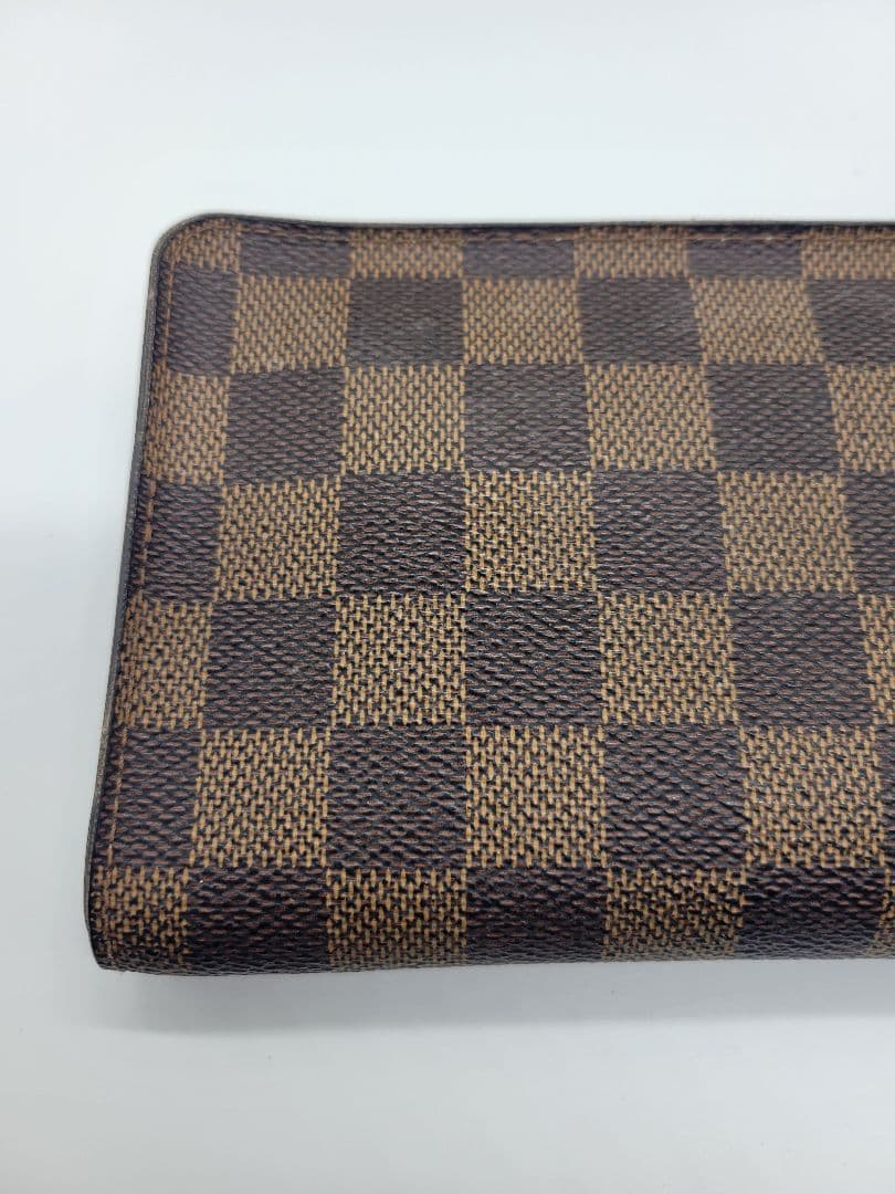 【まる】ルイ・ヴィトン ポルト モネ ジップ 長財布 ダミエ N61728