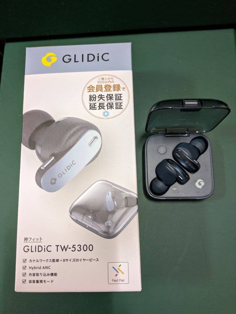 GLiDiC TW-5300 ワイヤレスイヤホン ブルー