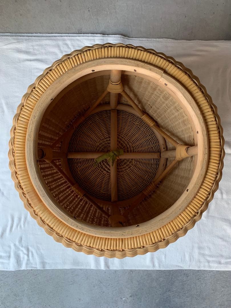 希少 山川ラタン 剣持勇デザイン ヴィンテージ スツール ジャパニーズモダン F