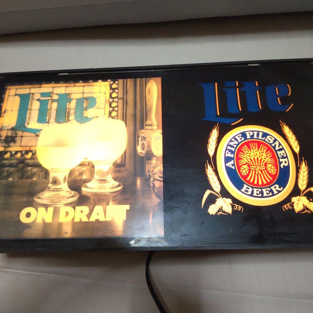 専用商品、希少レトロヴィンテージLite ビール ライトボックス