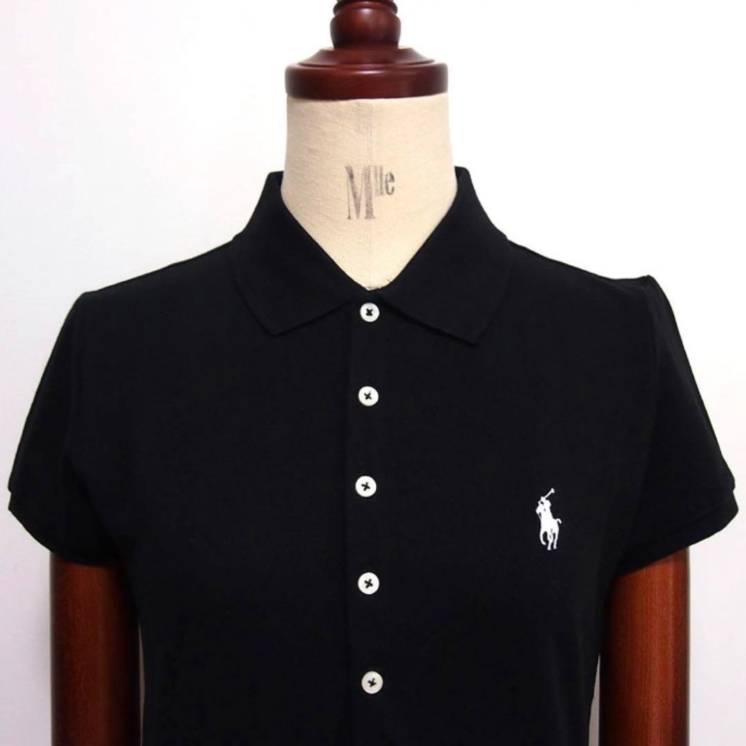 【新品タグ付き】ポロラルフローレン スリムフィットポロシャツＳ黒 正規品 未開封