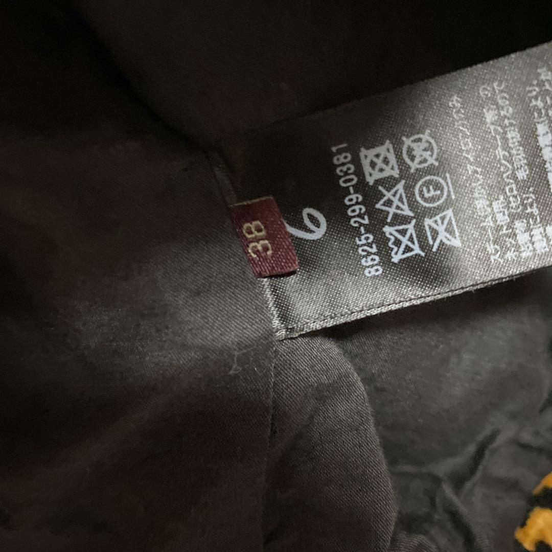 極美品 6（ROKU）カットパイルジャカード ジャケット 38