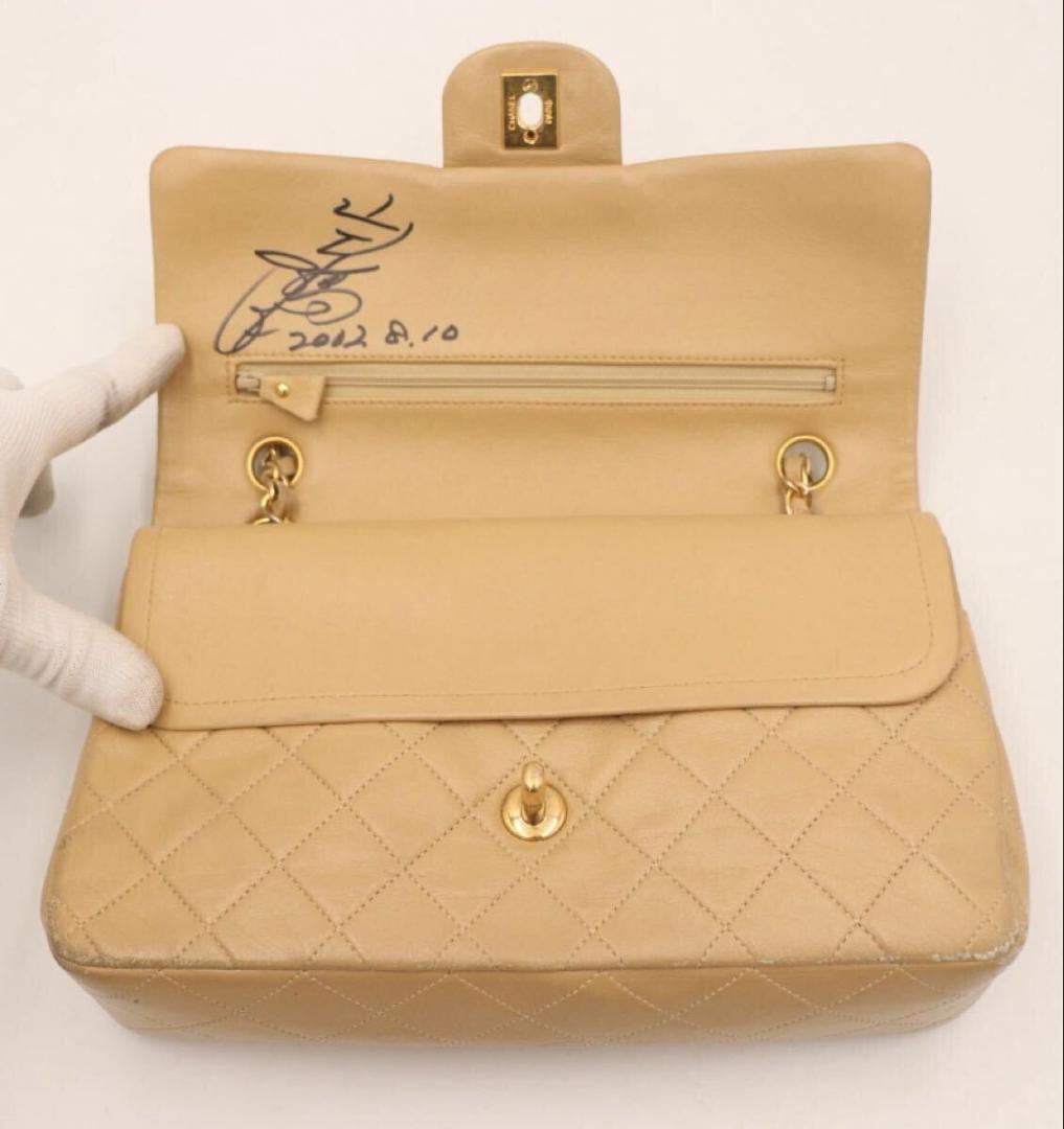 お買い得 CHANEL ダブルフラップ ターンロック ヴィンテージ マトラッセ