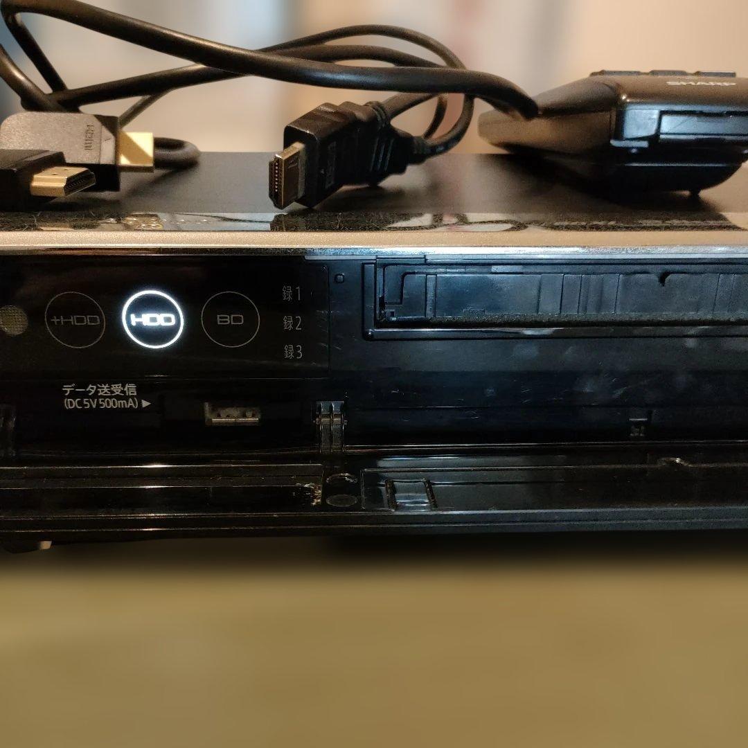 起動可SHARP AQUOS ブルーレイレコーダー BD-T2600 3番組録画