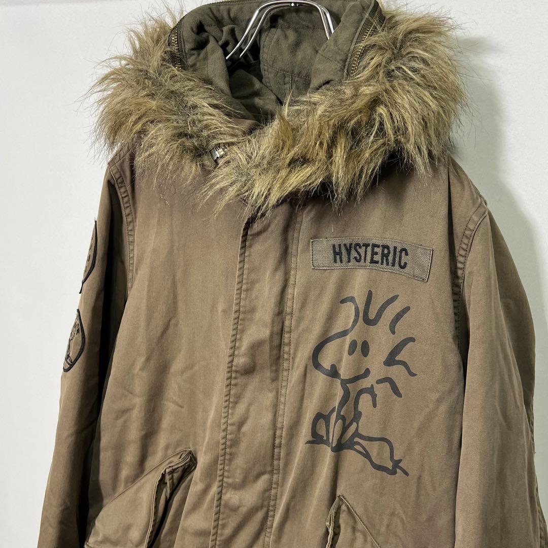 ヒステリックグラマー　ウッドストック　モッズパーカー　ライナー付