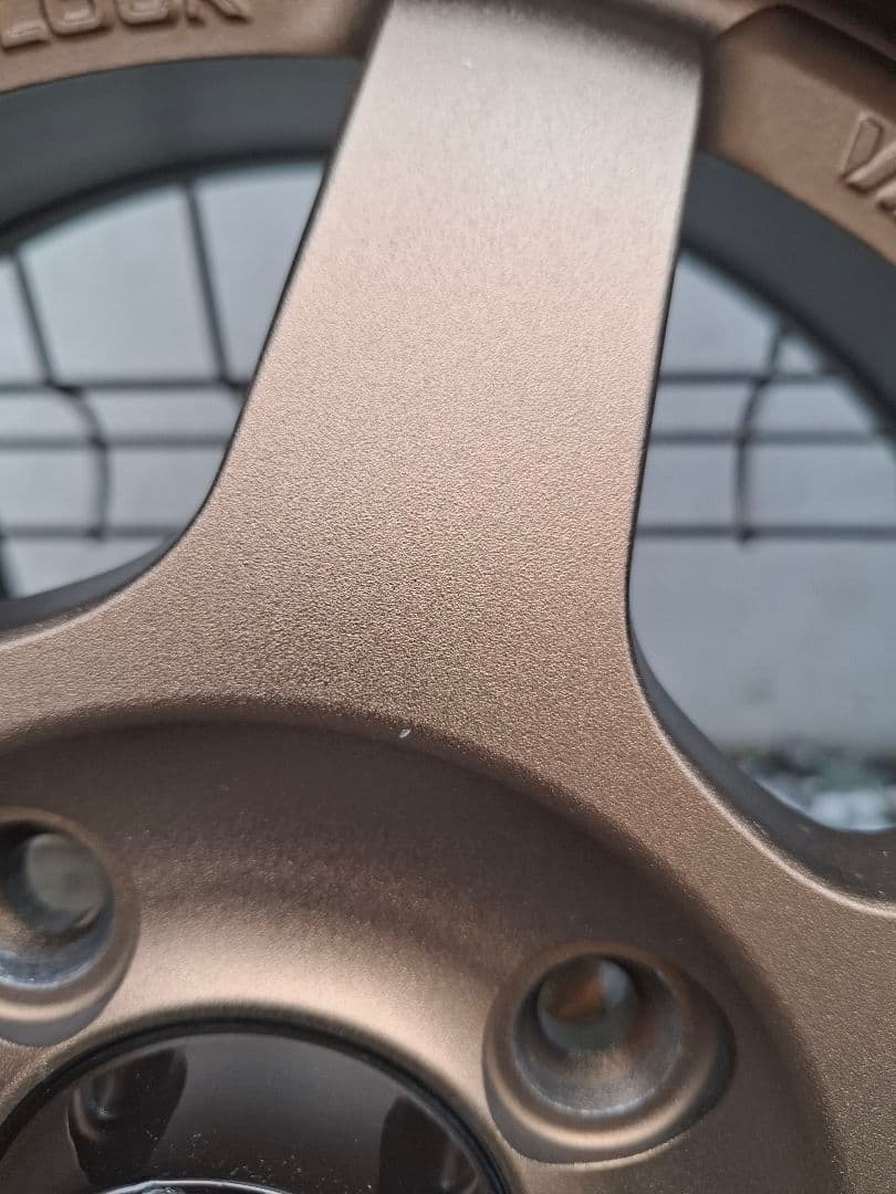 鍛造　TE37 14インチ 5J +45　ブロンズアルマイト　ニューノ　4H